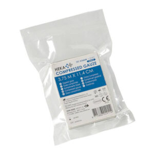 compressed gauze